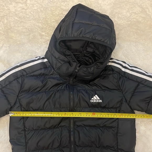 Adidas 3 stripes mid length jacket - Picture 7 of 10